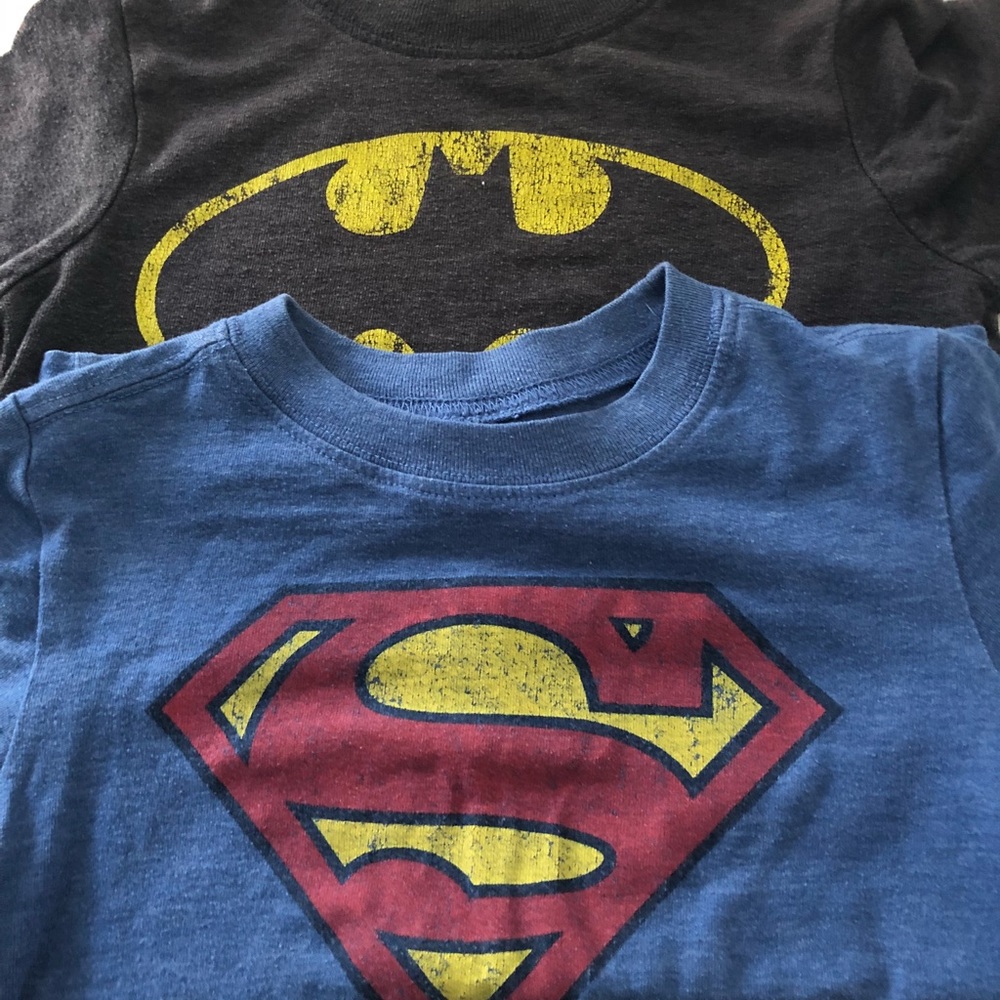 Pair of superhero tees